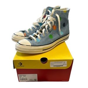 Converse x Golf Tyler the Creator Denim Polka Dots